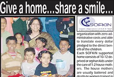 SOFKIN Press Release in South Asian Insider