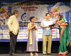 Presentation to supporters